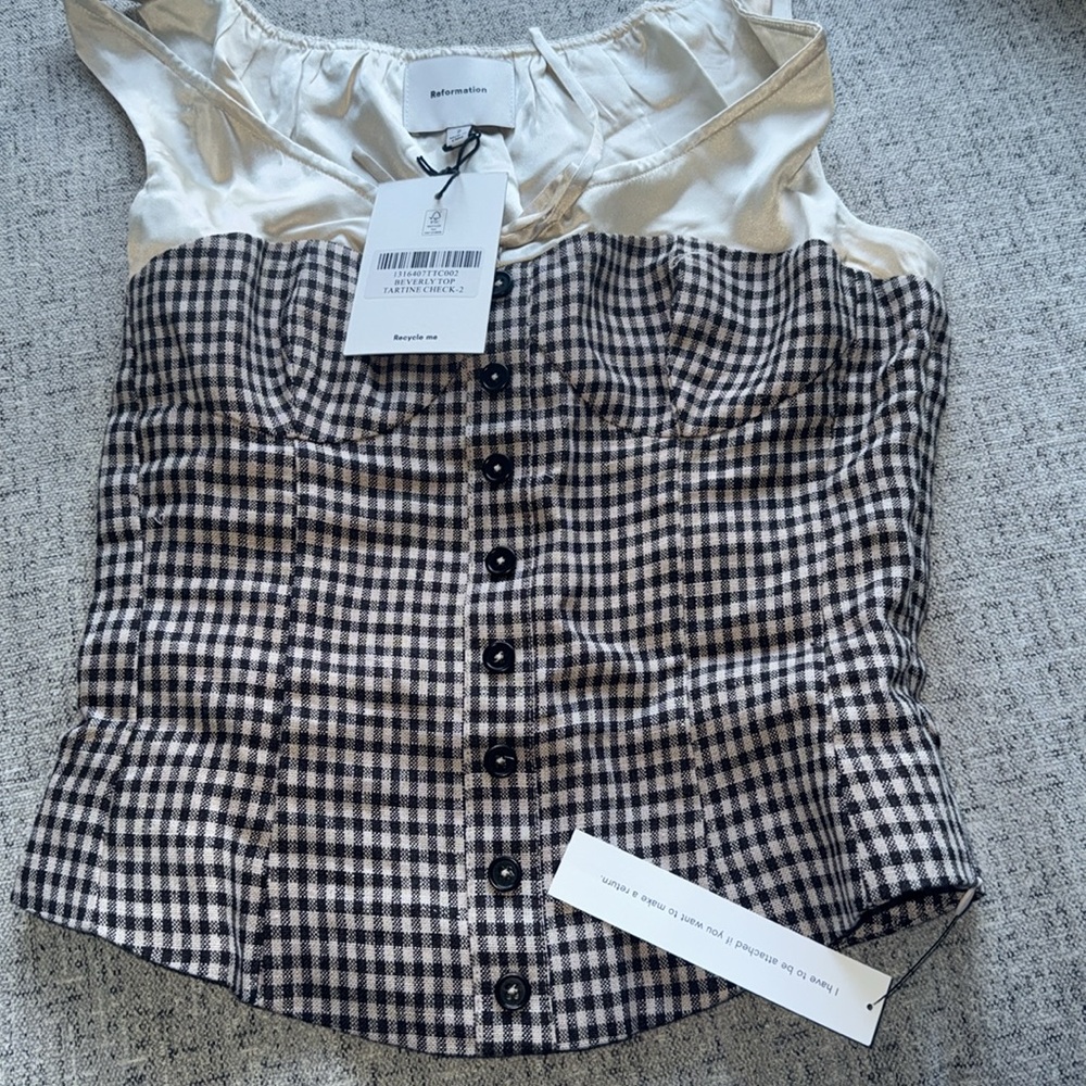 Brand new with tags reformation Beverly top